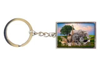 Obrázek z Klíčenka kov divoká zvěř 10cm 